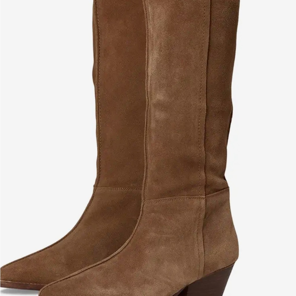Free People Low Sway Brown Leather Boots